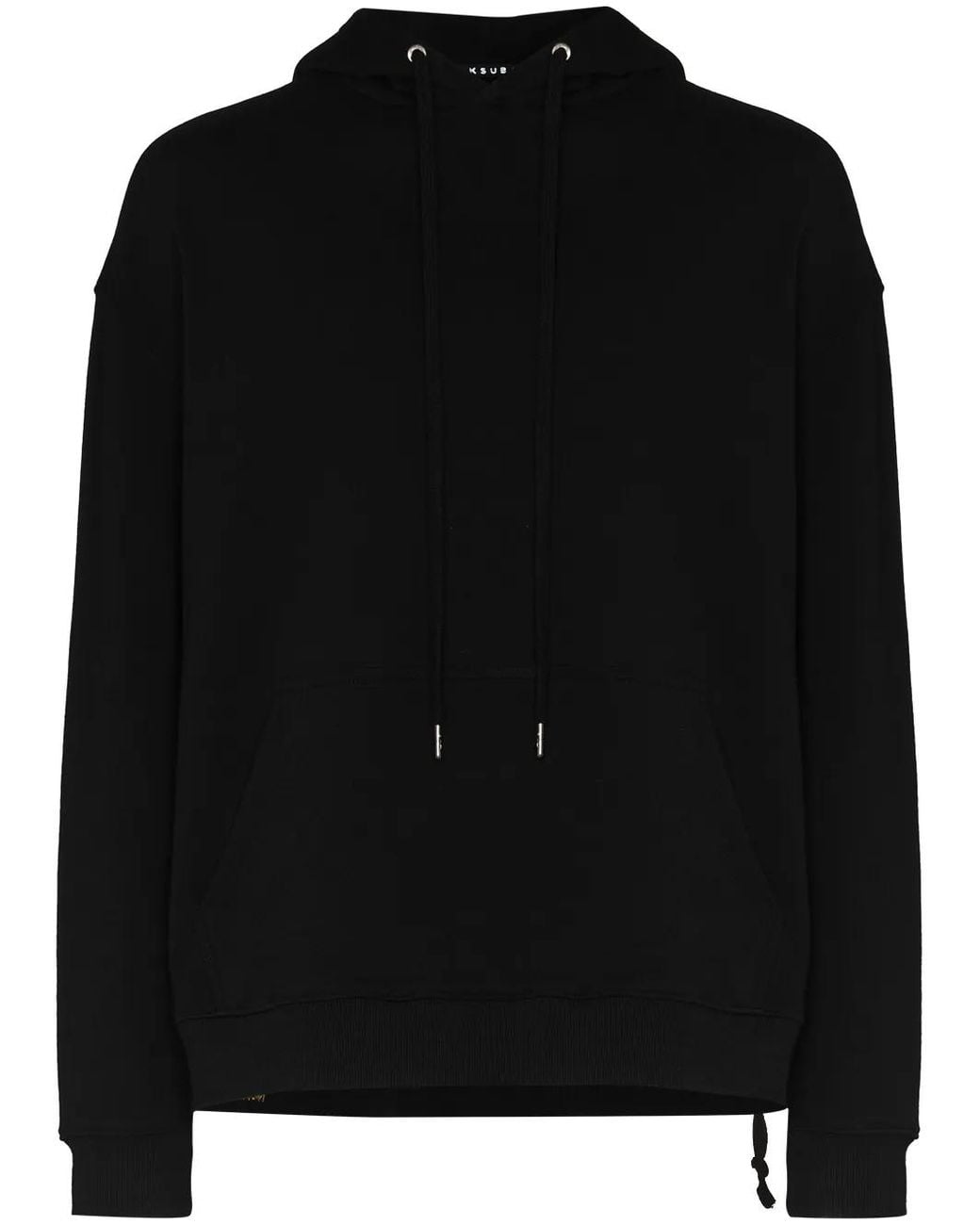 Ksubi Black Kross Biggie Hooded Sweatshirt for men