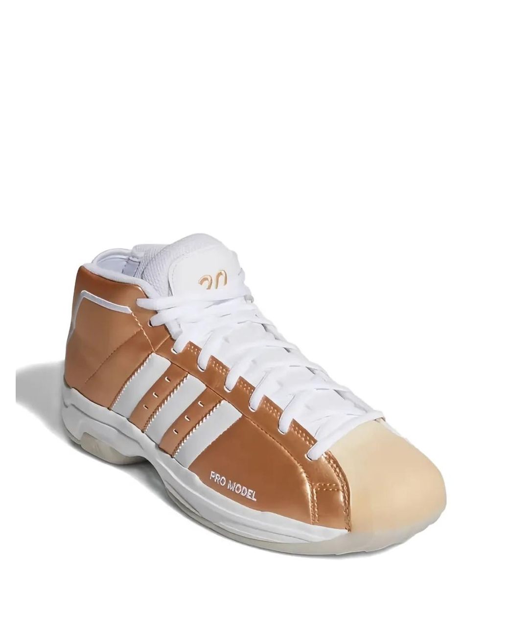 Adidas Pro Model 2G "Copper Metallic/Cloud/Light Flash" Sneakers