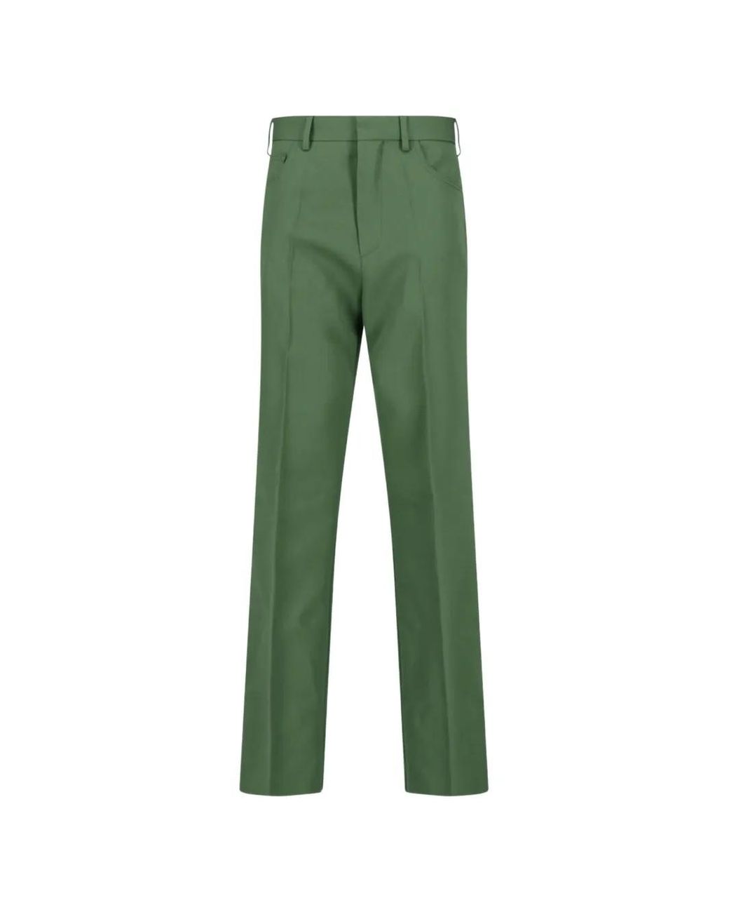 Marni Green Batavia Wool Pants