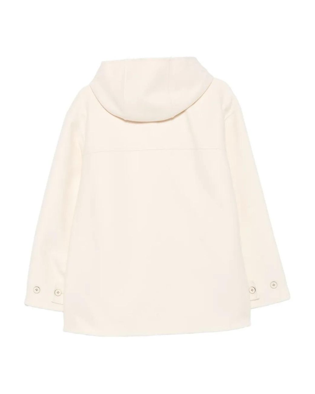 Jil Sander Natural Hooded Zip-Front Jacket