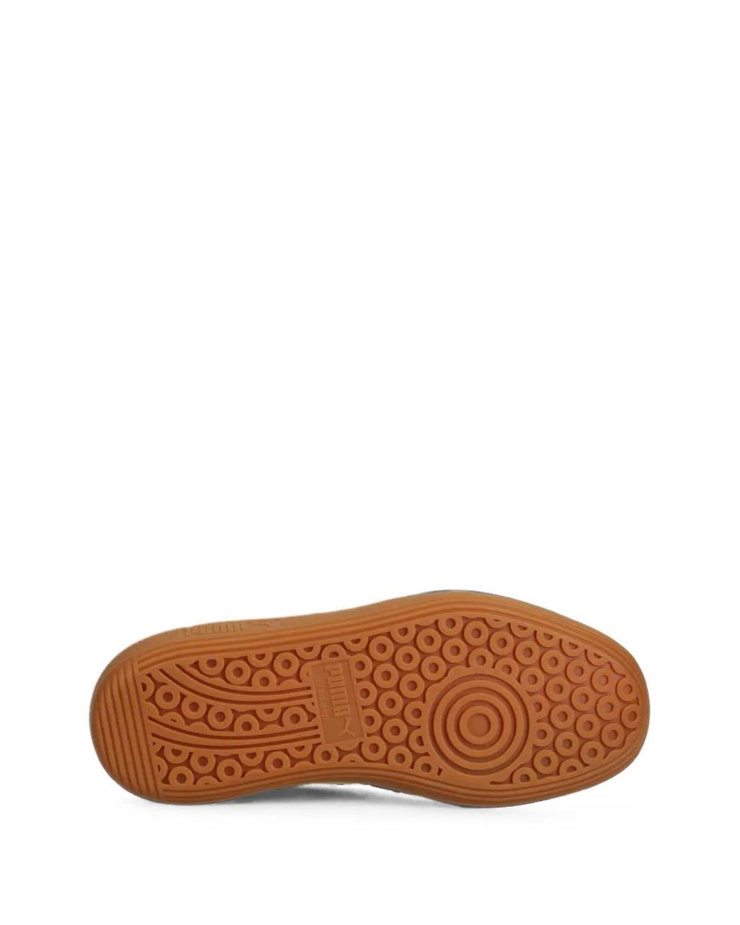 PUMA Red Palermo Logo-Patch Low-Top Sneakers