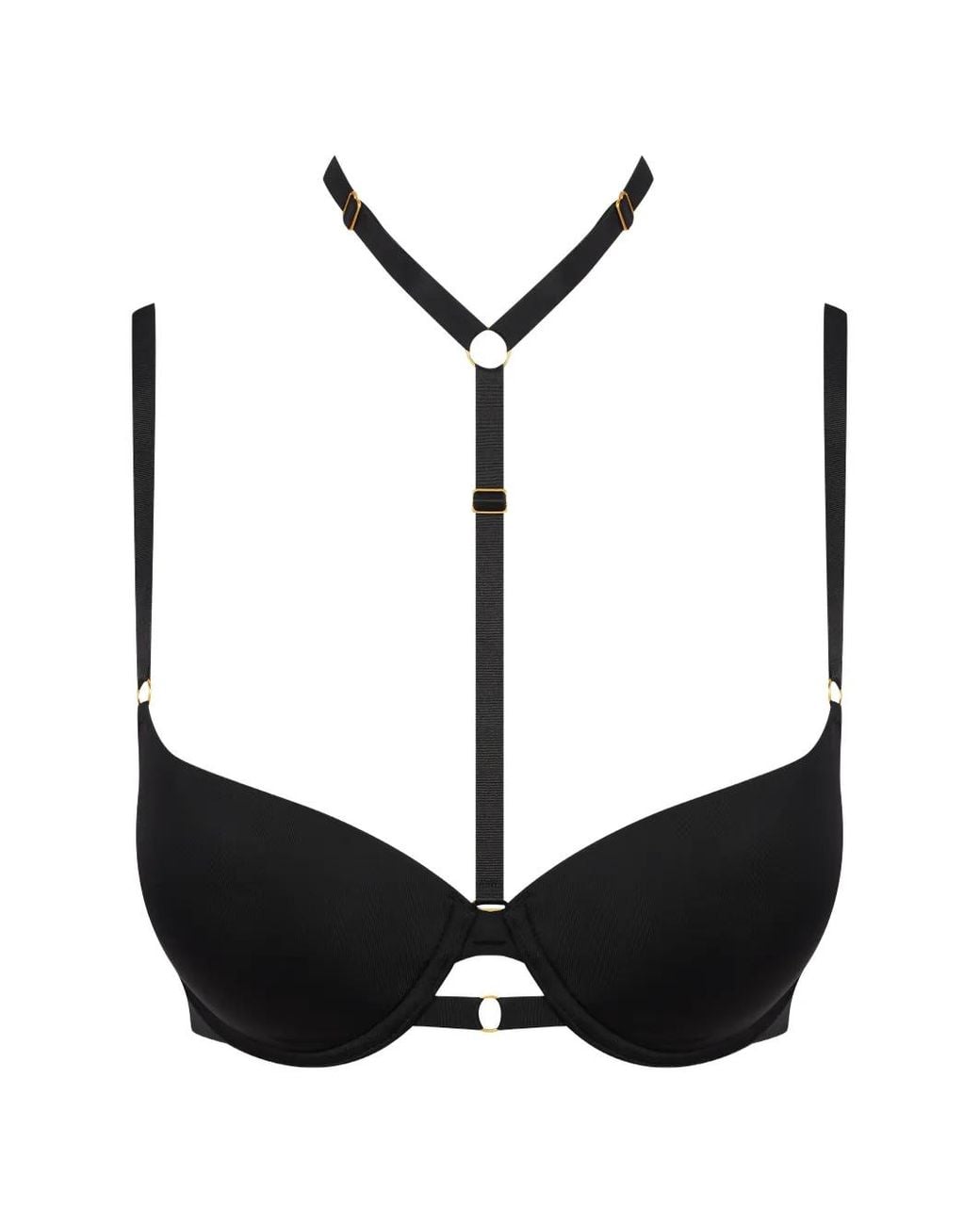 Maison Close Black Klassischer Push-Up-Bh
