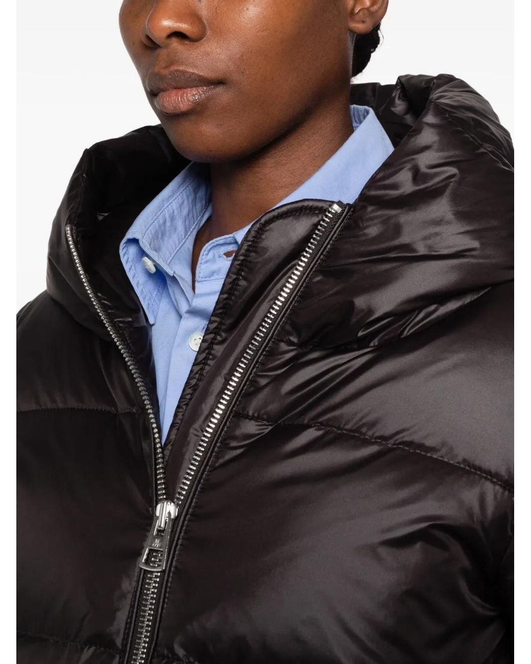 Marc O' Polo Pink Quilted Hooded Jacket