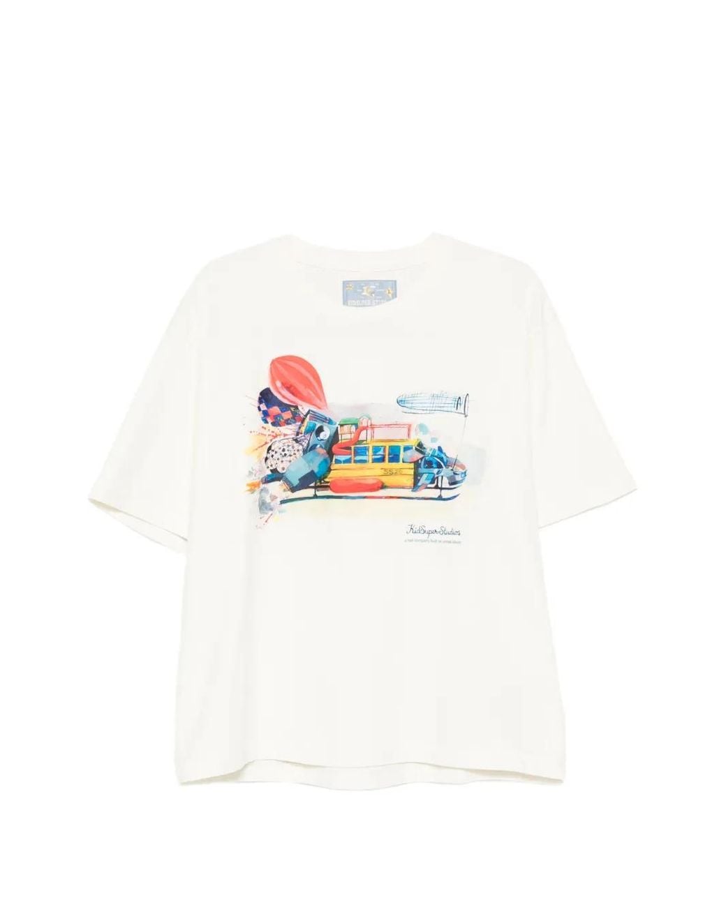 Kidsuper White Graphic T-Shirt for men