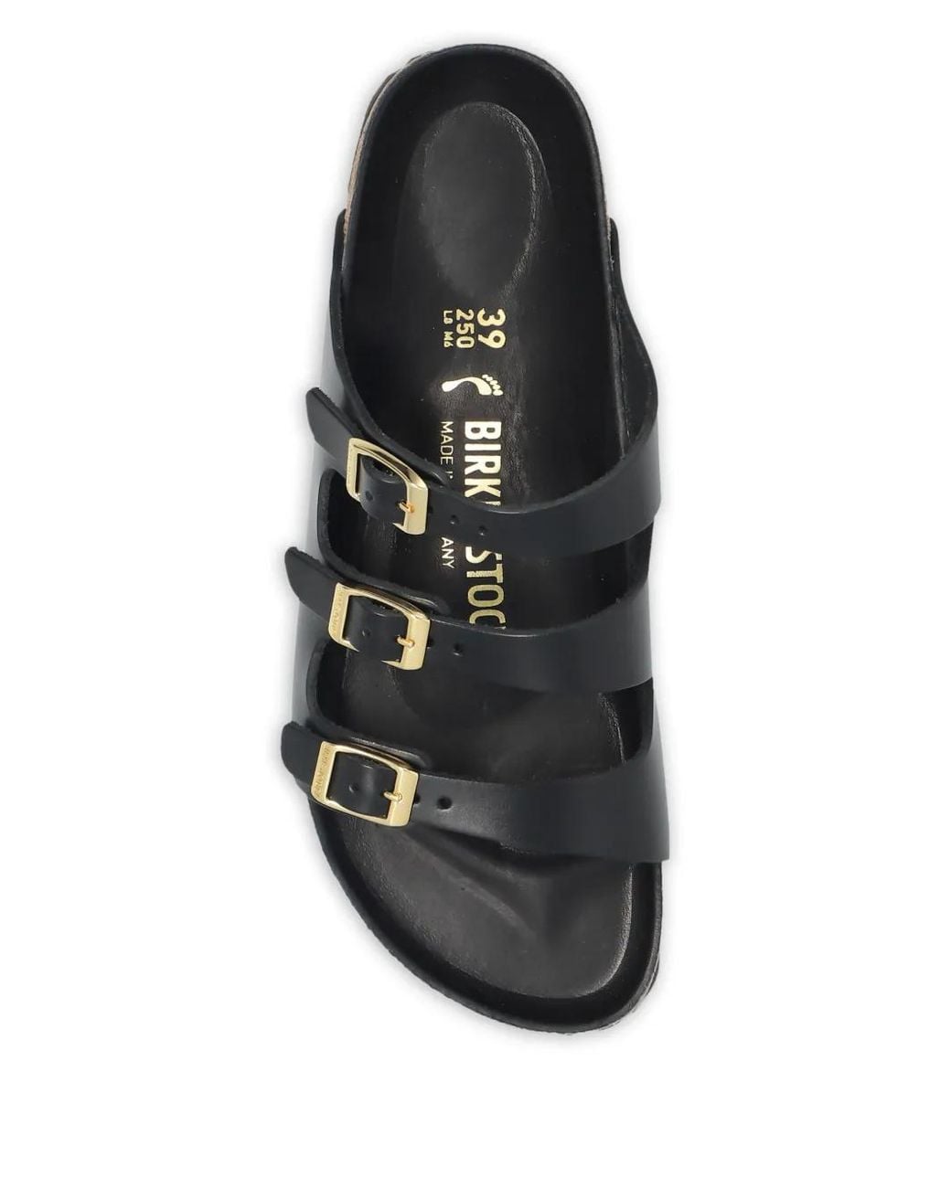 Birkenstock Black Florida D-Buckle Exquisite Sandals