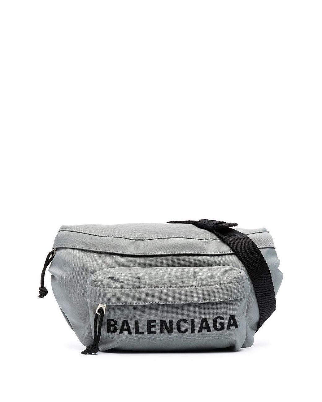 Balenciaga Wheel Belt Bag in Gray for Men | Lyst