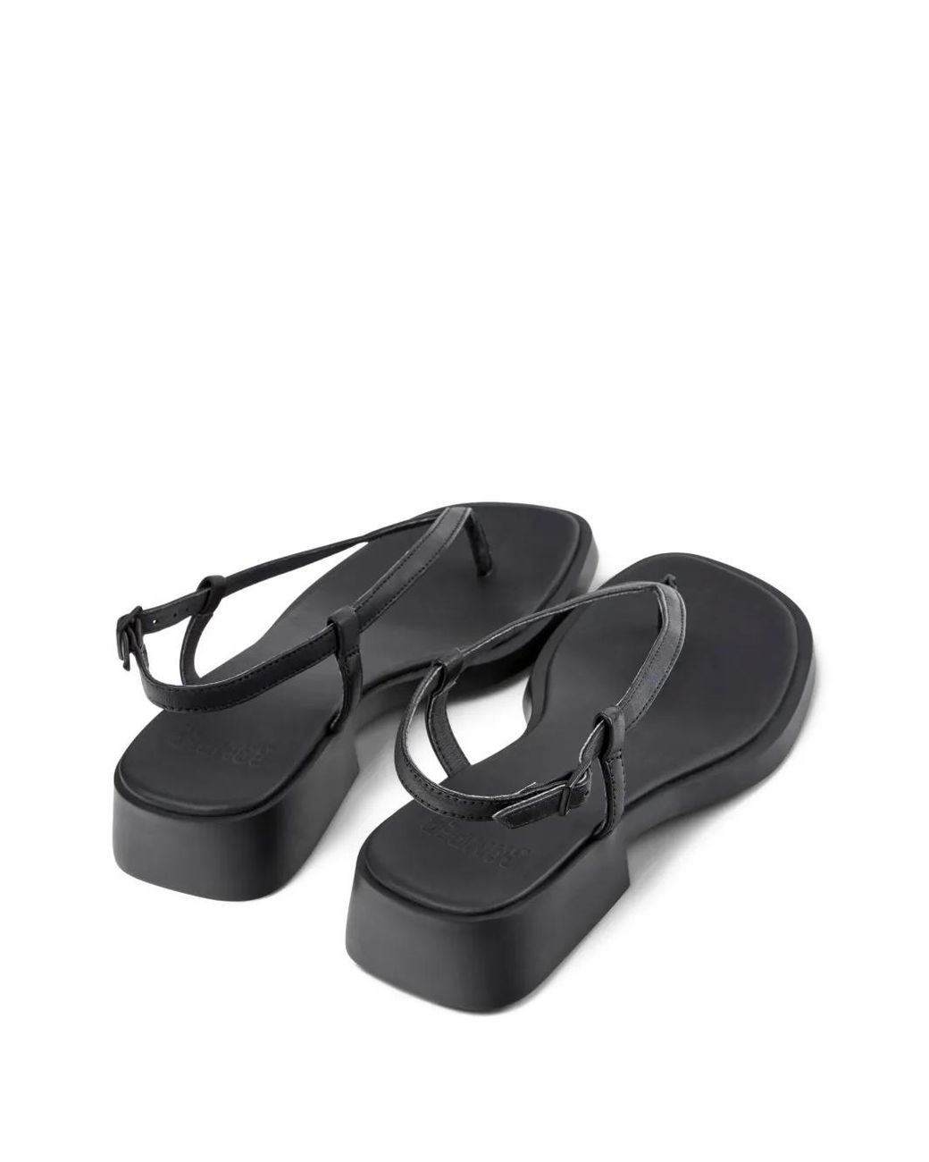 Camper Black Dana Buckle-Fastening Sandals