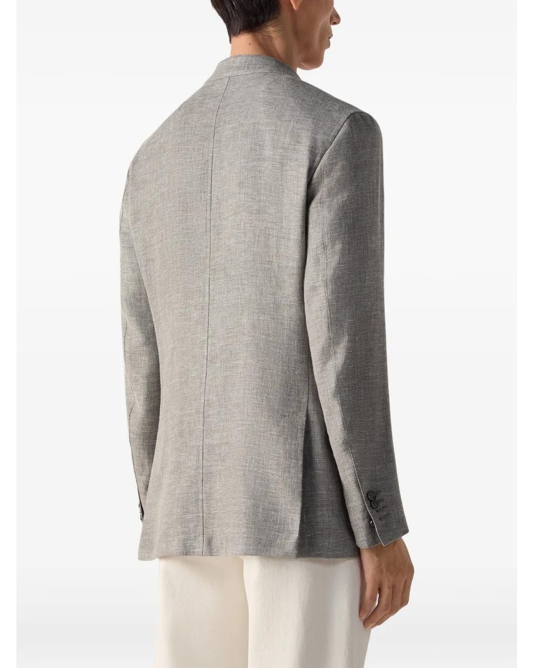 Zegna Gray Crossover Jacket for men