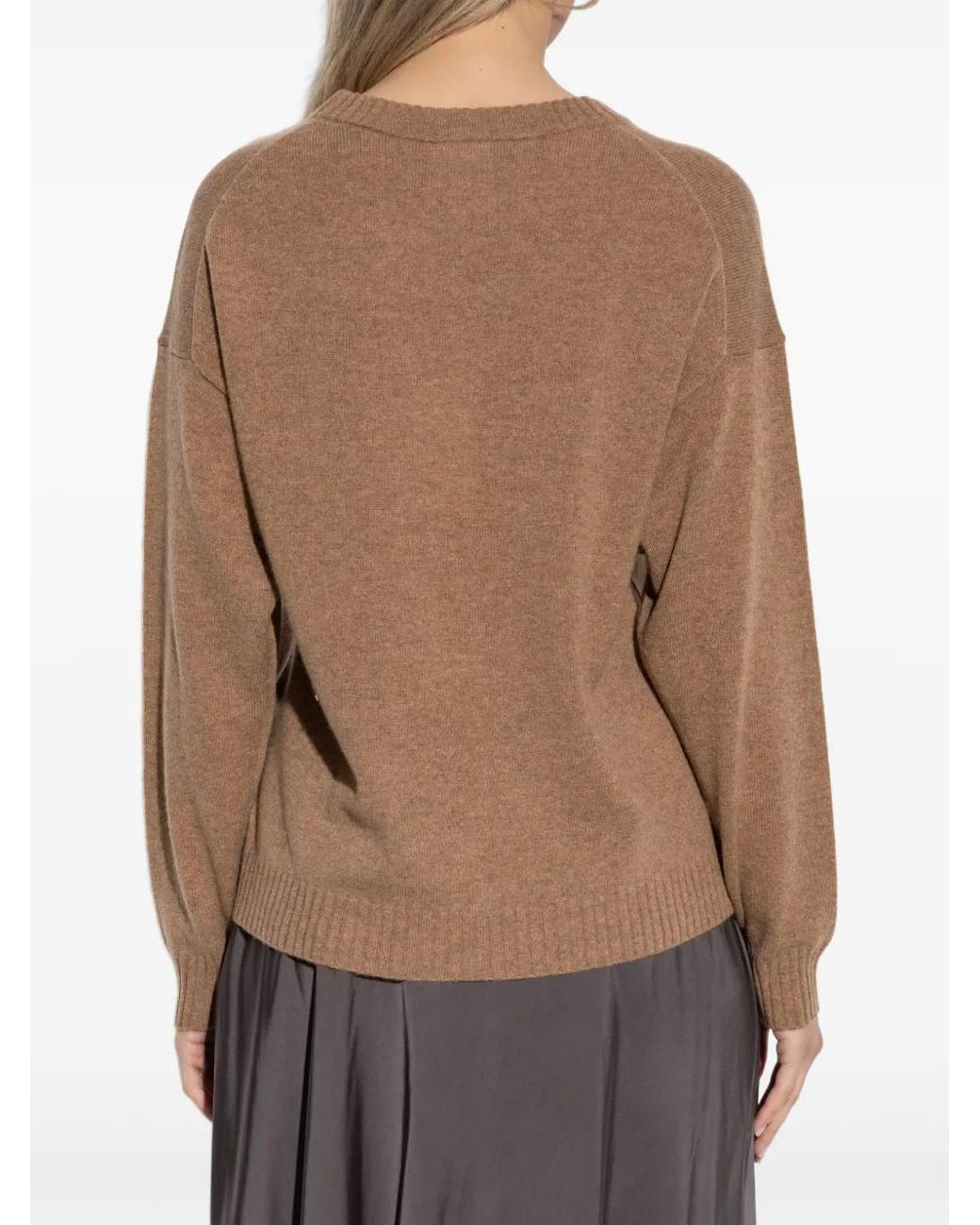 Pull À Ourlet Côtelé Munthe en coloris Brown