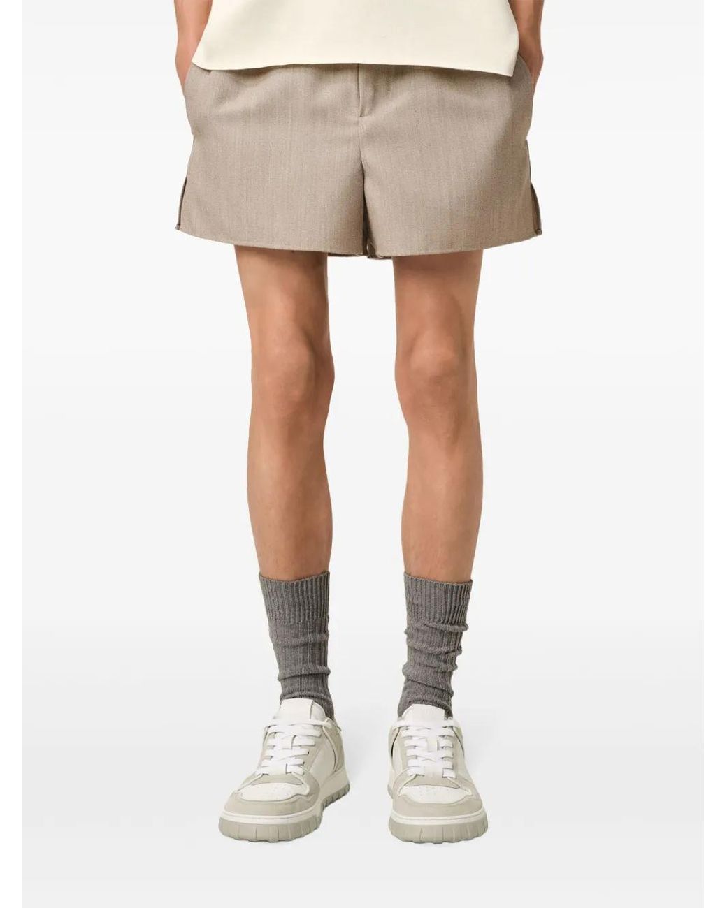 AMI White Walk Sneakers