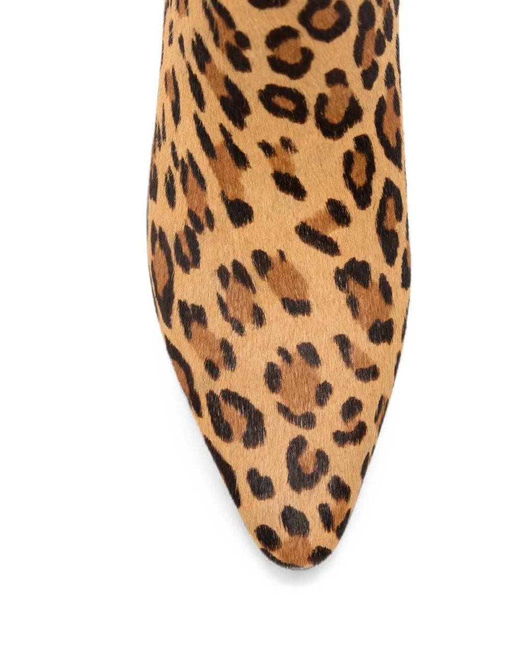 Ralph Lauren Natural Leopard-Print Ankle Boots