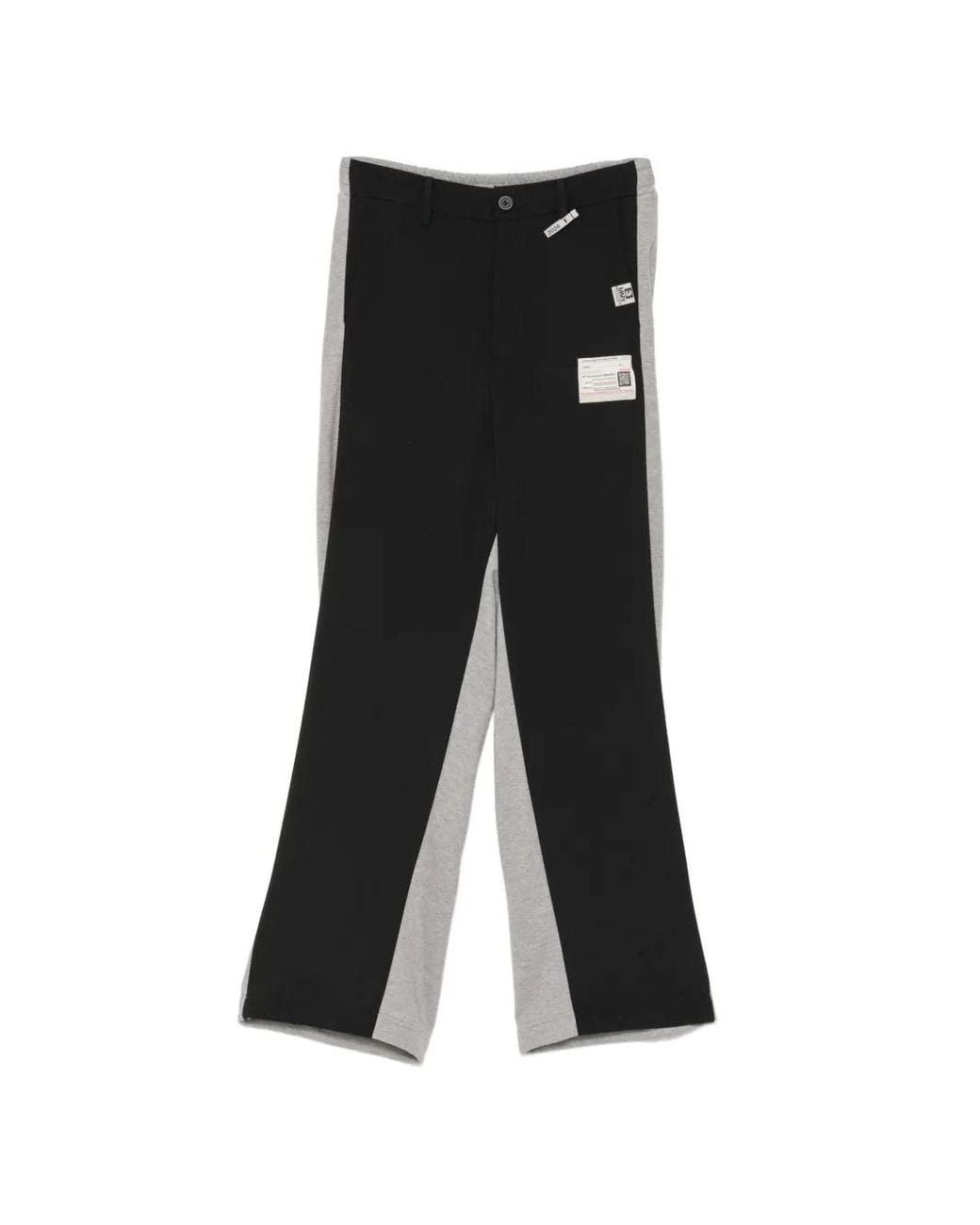Maison Mihara Yasuhiro Black Front Back Combined Pants