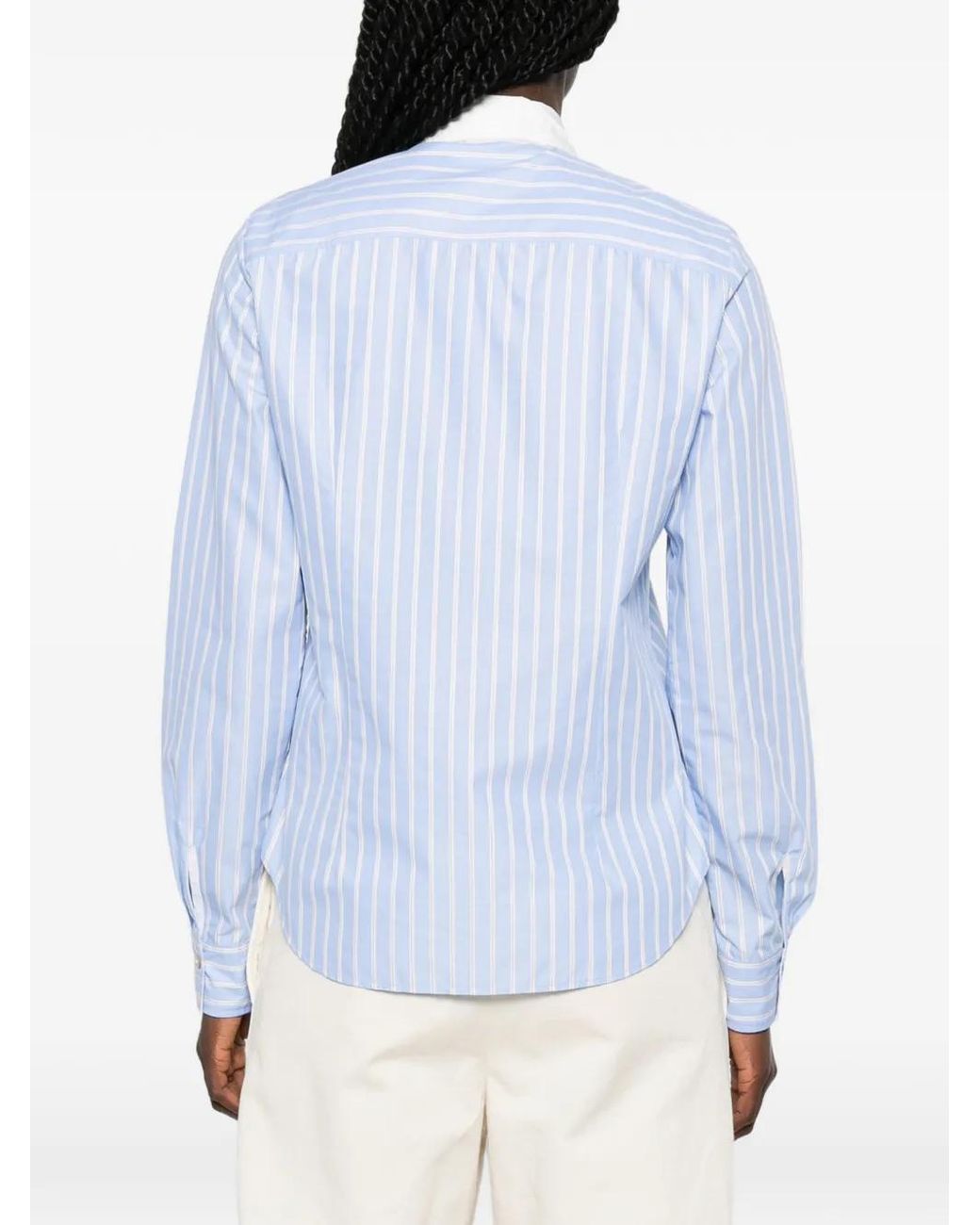 Forte_forte Blue Striped Shirt
