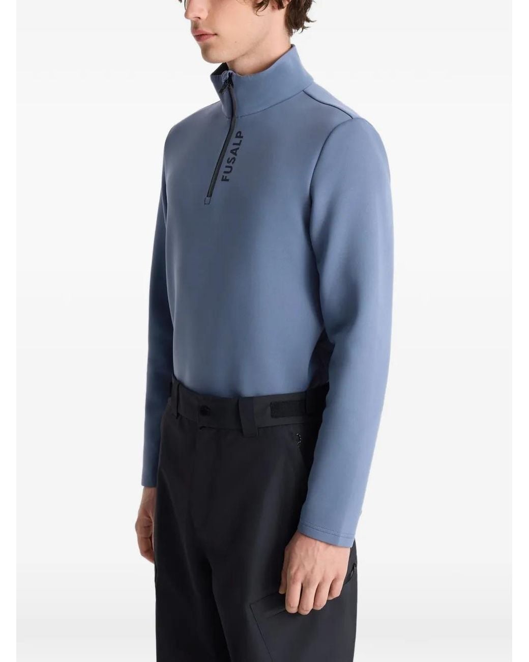 Top Da Sci Timothy Con Zip di Fusalp in Blue da Uomo
