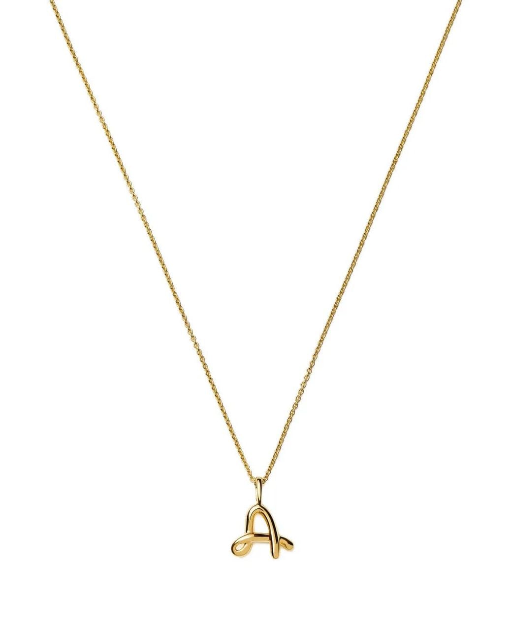 Missoma Metallic Curly Molten Pendant Necklace