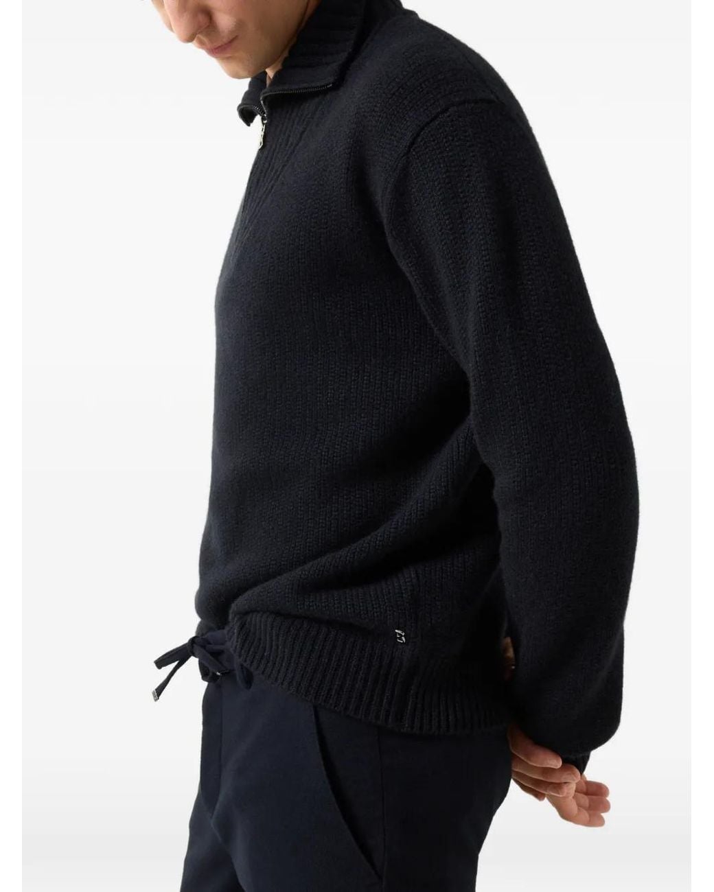 Bogner Black Walter Cashmere Sweater for men
