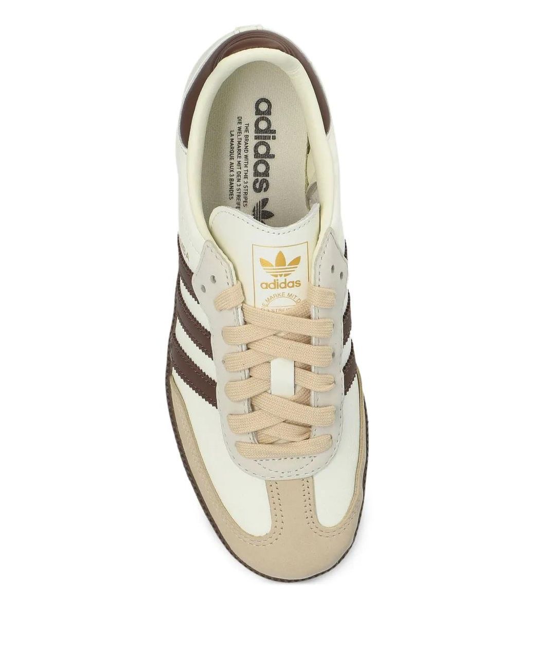 adidas gazelle silver green womens Adidas Women Samba LT Cream White Warm Sandstone – Newcop main image 1