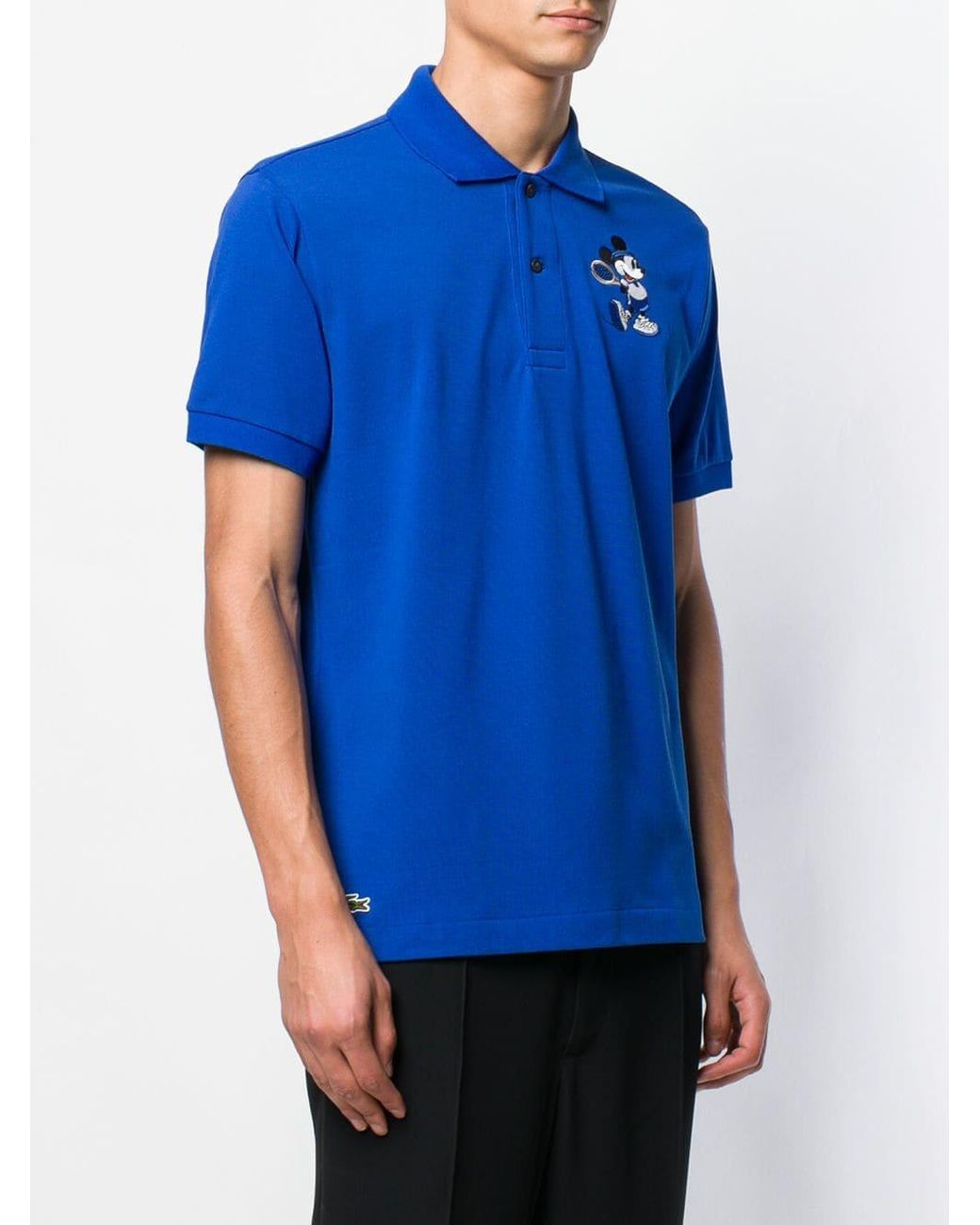 Polo Tennis Mickey Mouse Lacoste pour homme en coloris Bleu | Lyst