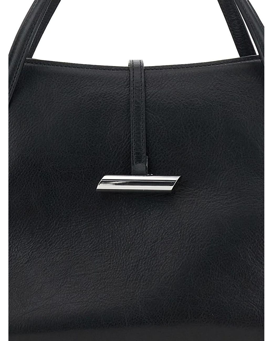 Liffner Black Petite Penne-Hardware Tote Bag