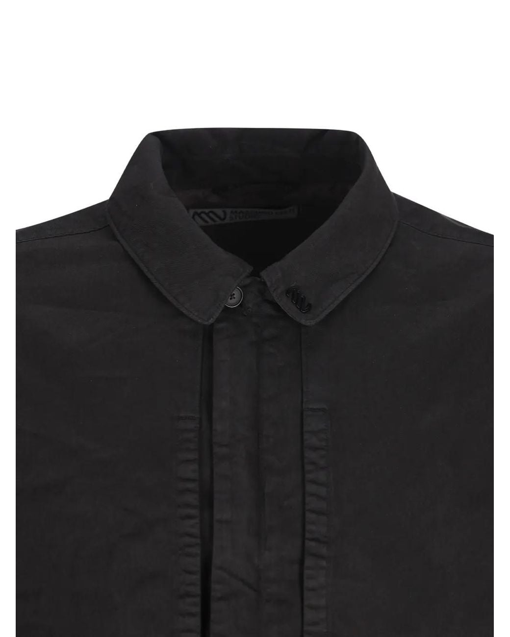 Massimo Osti Studio Black Multi-Pocket Zip-Up Jacket for men