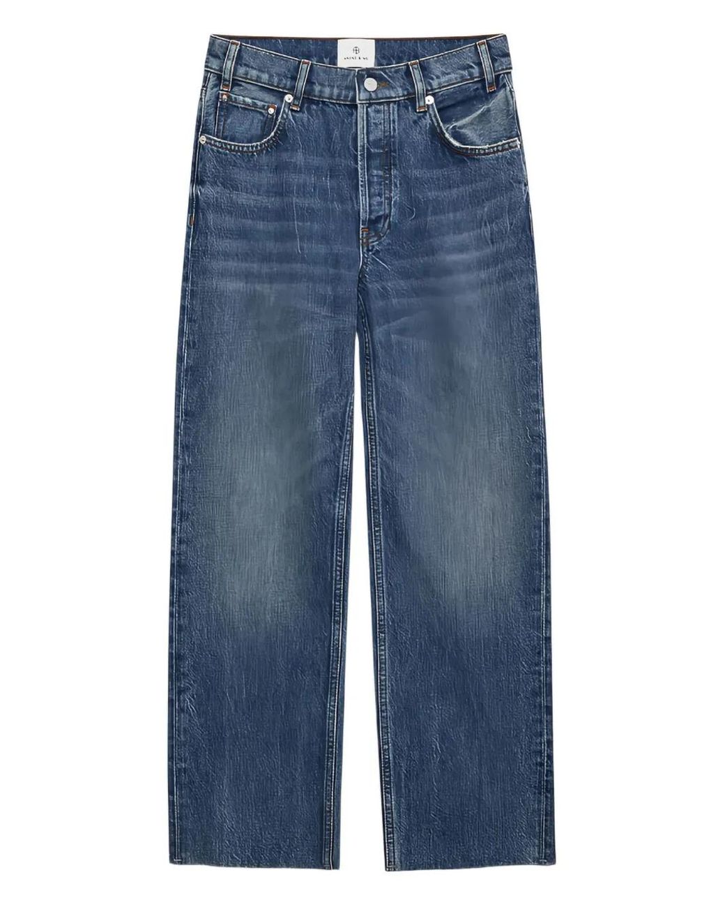 Anine Bing Blue Gavin Long Jean