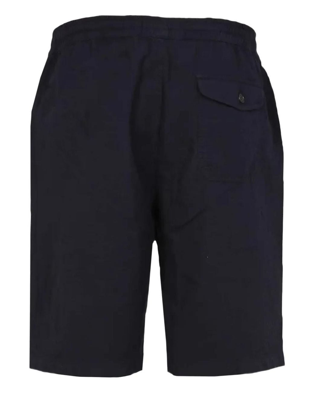 Universal Works Blue Drawstring Pocket Shorts for men