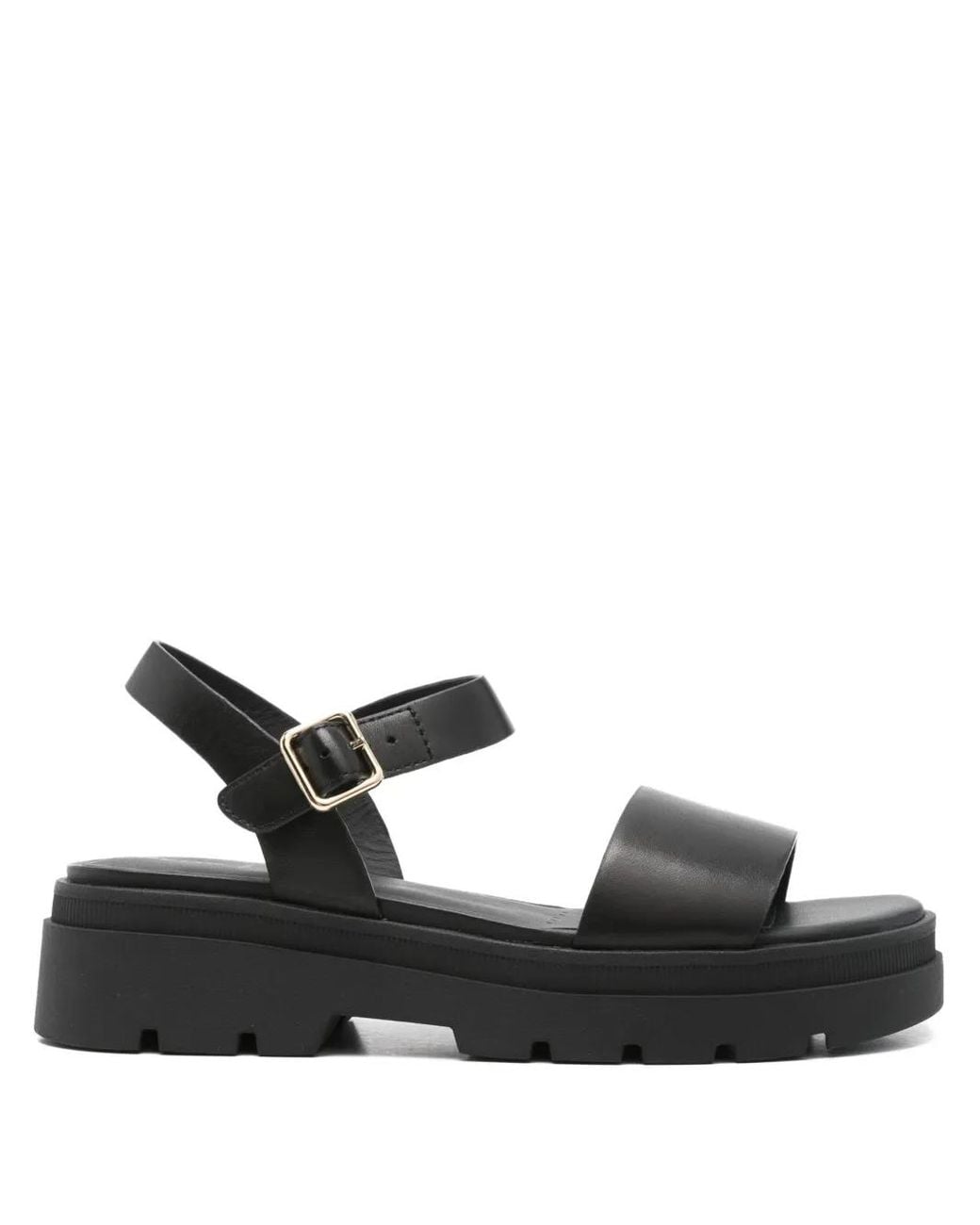 Geox Black 50Mm Adacter S Buckle Ankle-Strap Sandals