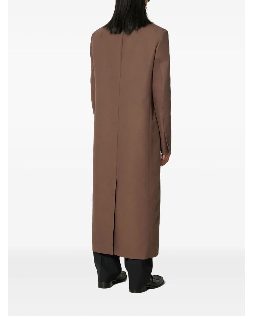 424 Brown Single-Breasted Coat for men