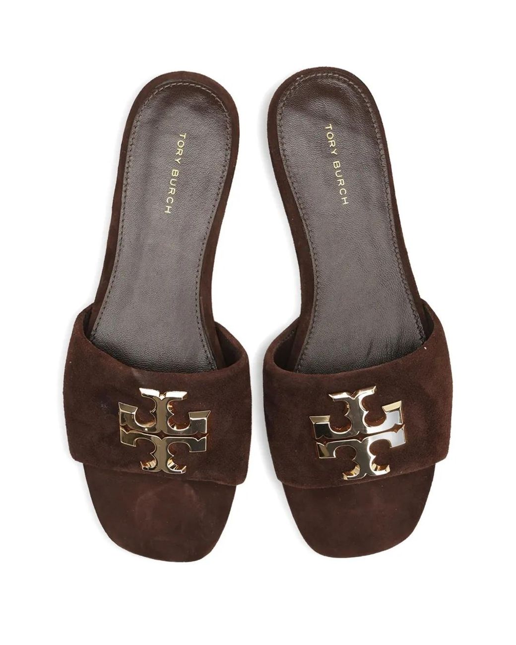 Tory Burch Brown Eleanor Slide