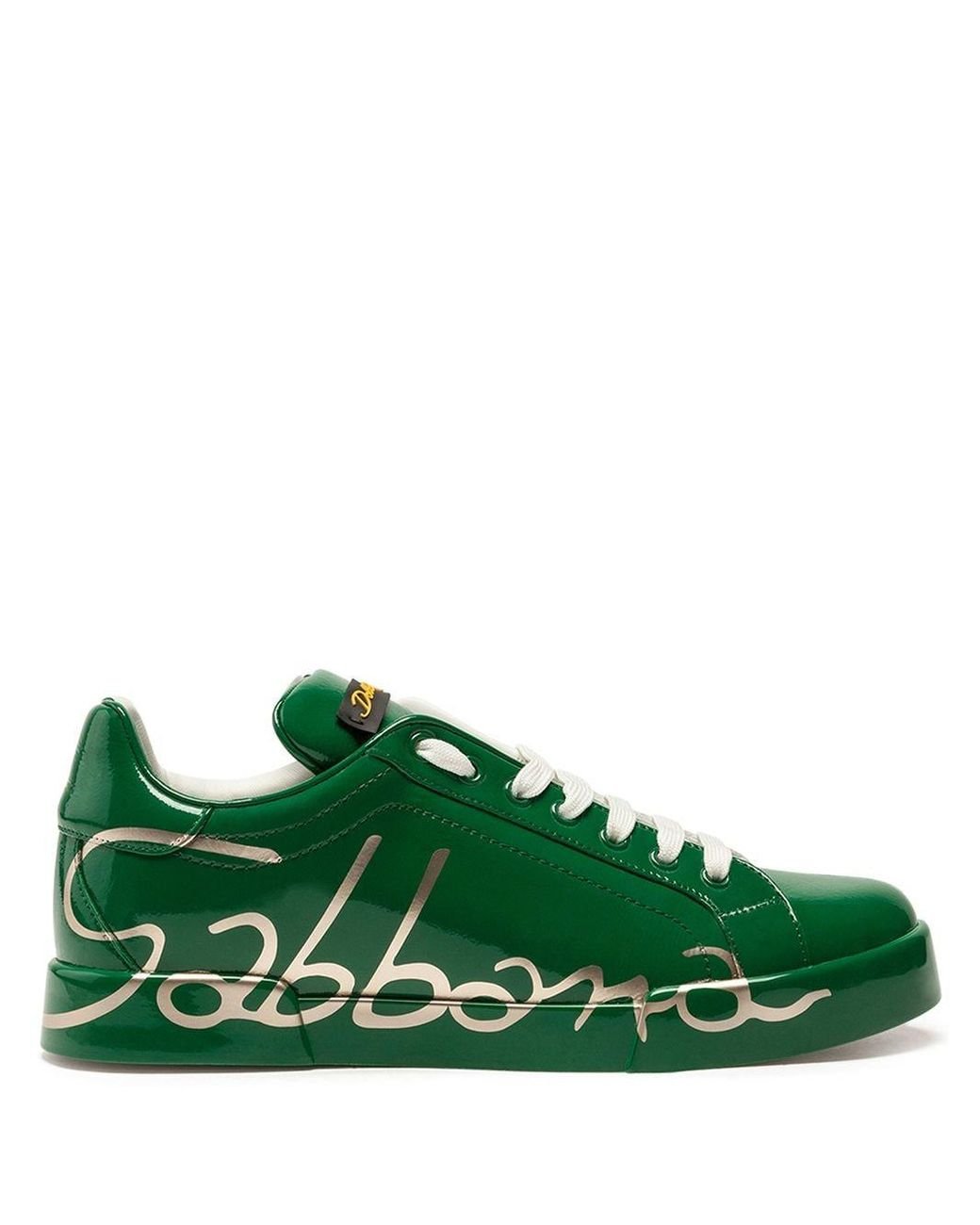 Zapatillas Portofino con bandera italiana Dolce & Gabbana Lyst