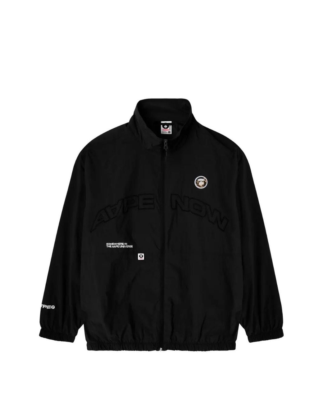 Aape By A Bathing Ape Black Moonface Patch Jacket for men