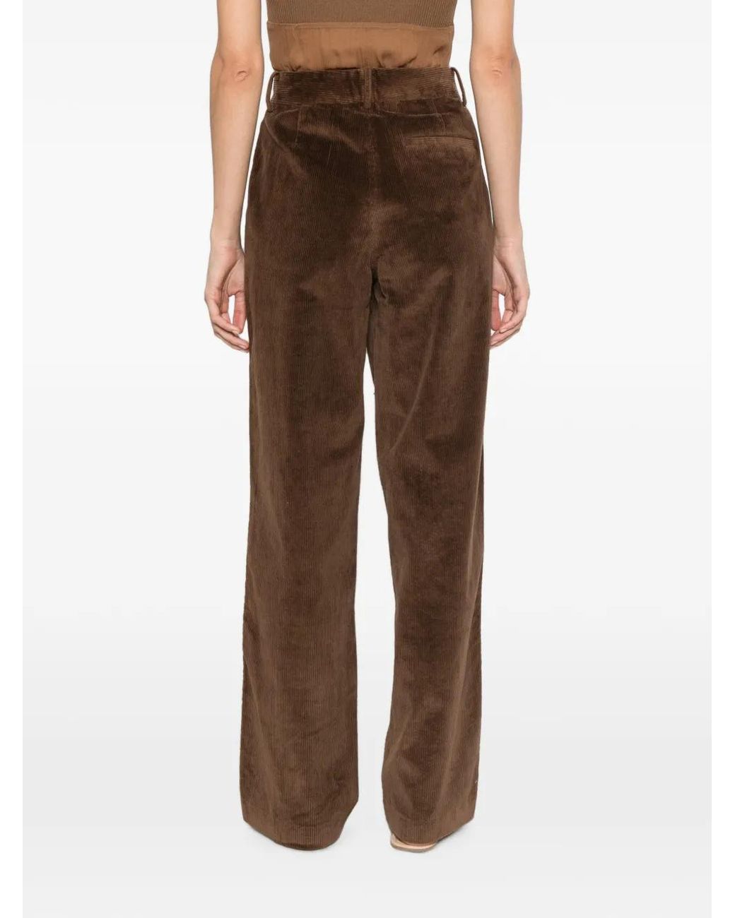 AYA MUSE Brown Aven Corduroy Trousers