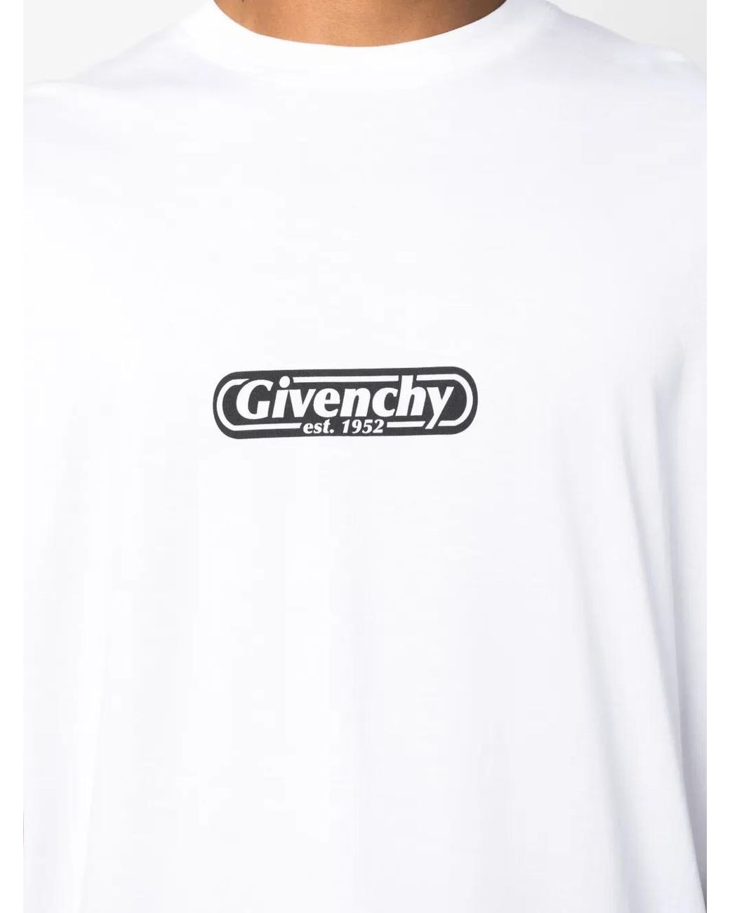 Givenchy White Standard Logo-print Cotton-jersey T-shirt for men