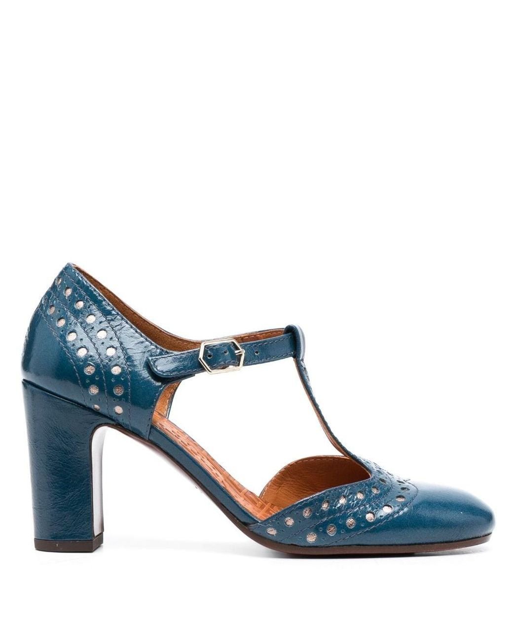 Chie Mihara Wante 90mm Patent Pumps in Blue | Lyst UK