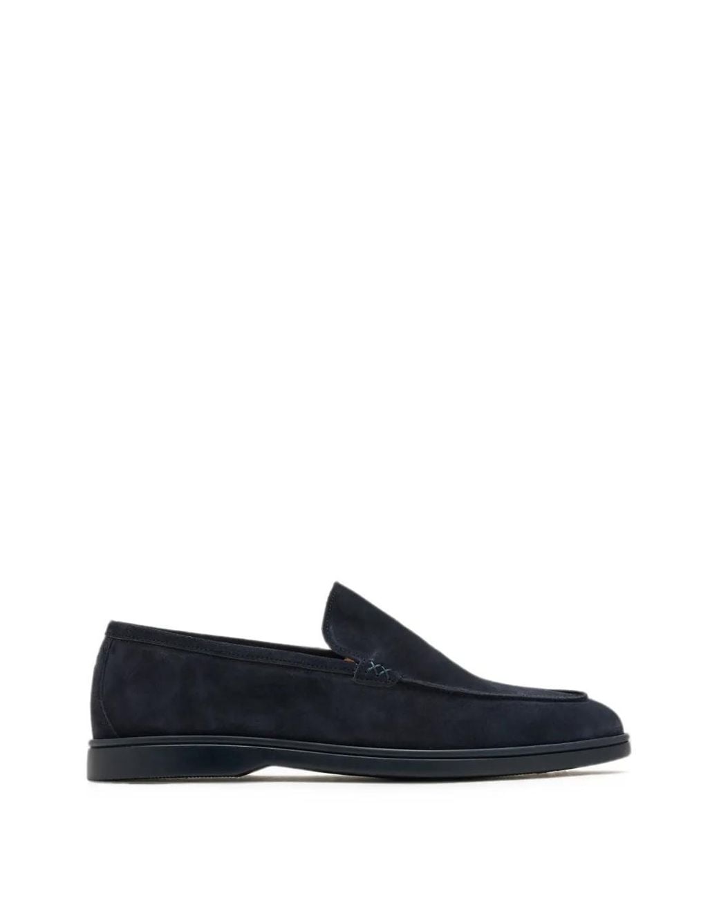 Forsa Blue Austin Round-Toe Loafers for men