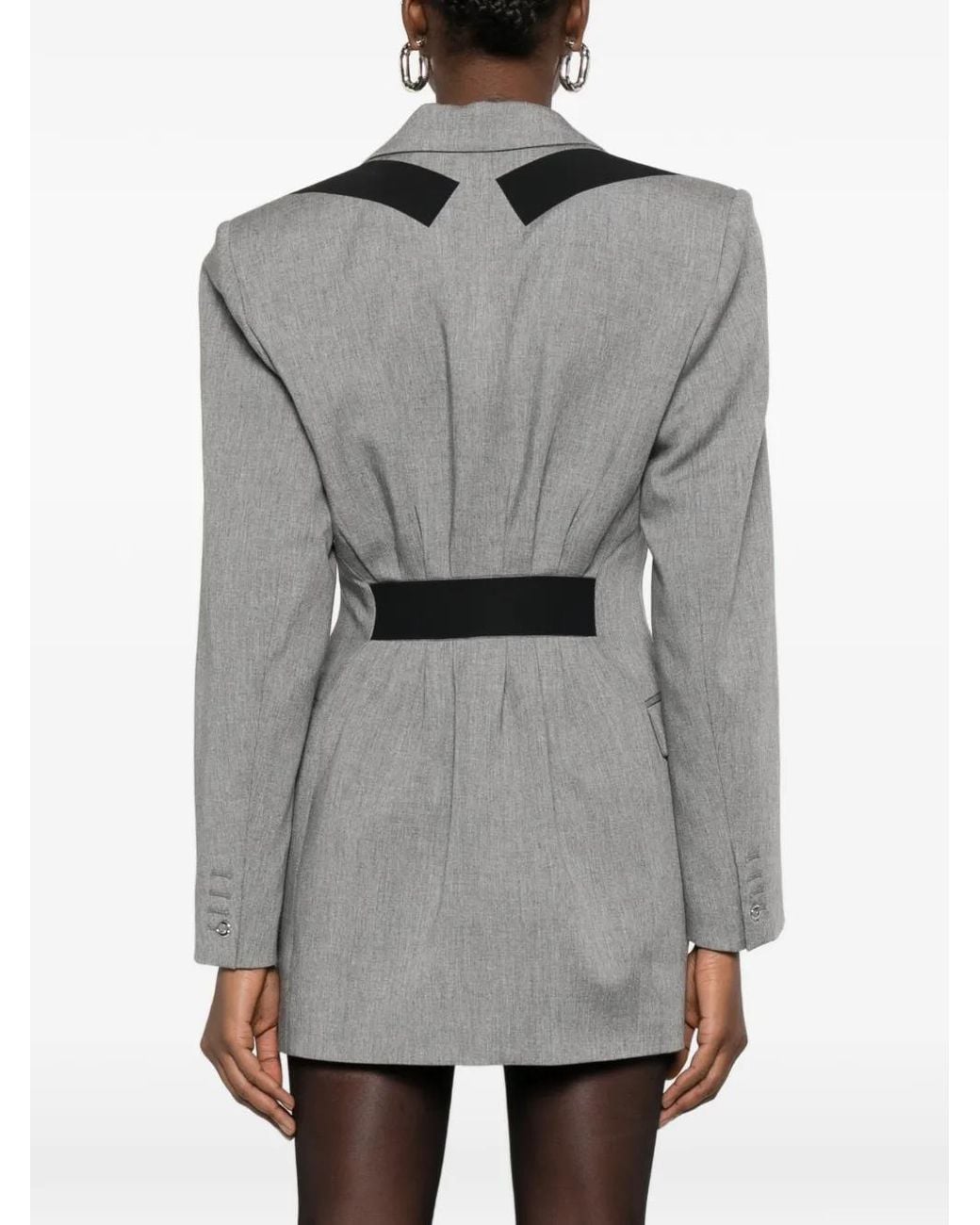 Coperni Gray Taped Tailored Jacket