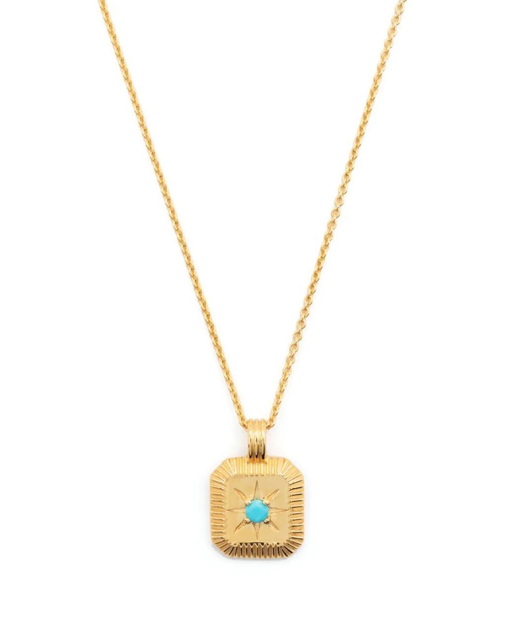 Missoma Metallic December Birthstone Star Pendant Necklace