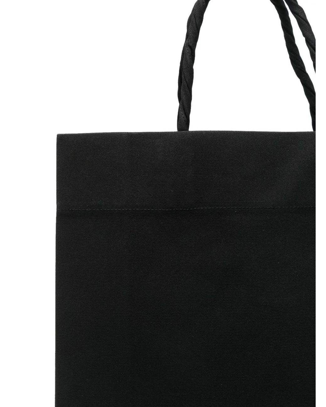Issey Miyake Black Paper Bag Tote Bag