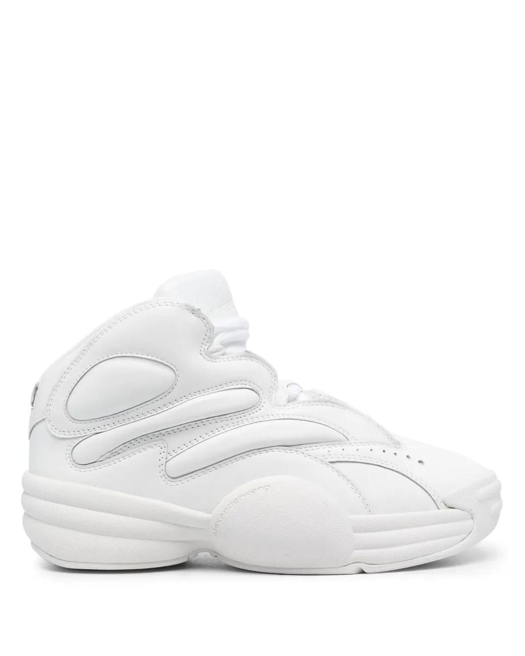 Alexander Wang White Hoop High-Top Sneakers