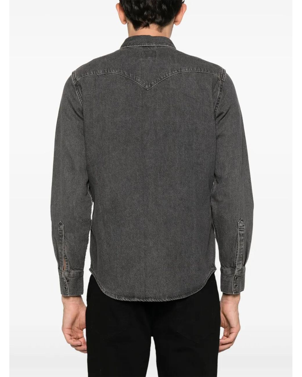 Levi's Gray Barstow Western Shirt for men