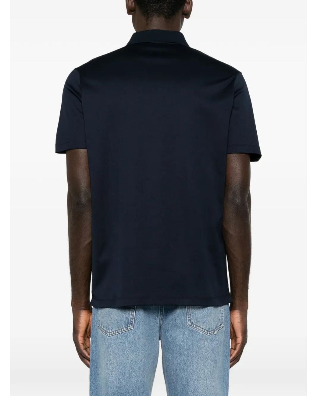 Paul & Shark Blue Polo À Manches Courtes for men