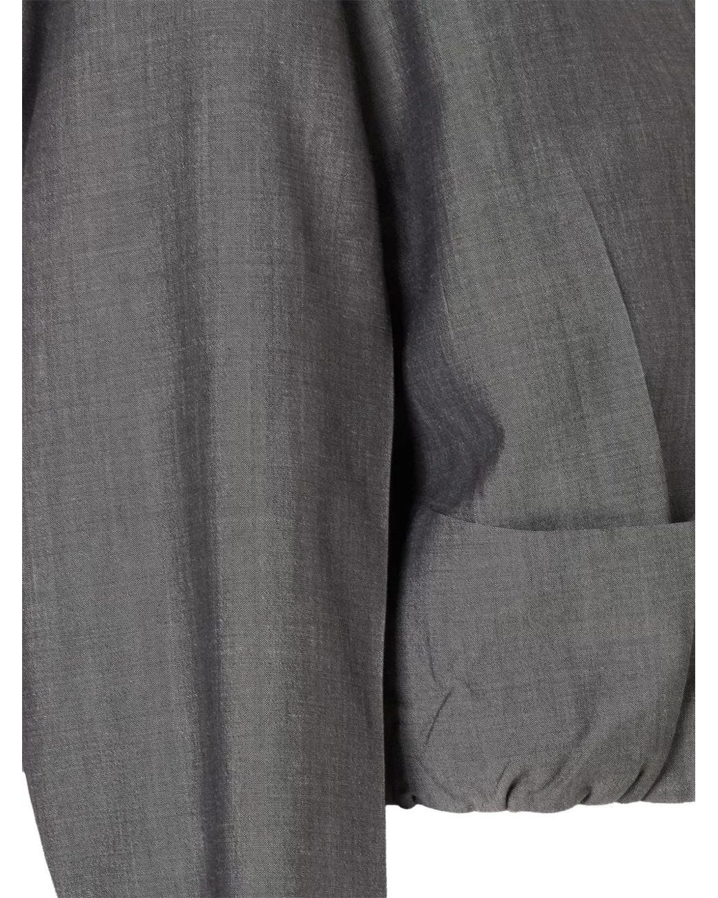 Fendi Gray Patch-Pockets Jacket