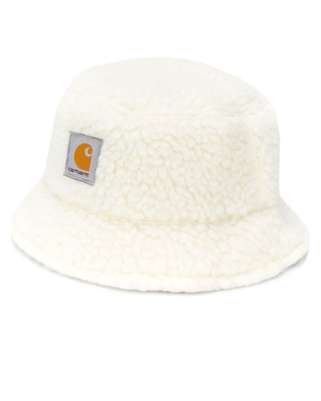 Carhartt WIP Wool Shearling Bucket Hat in White | Lyst