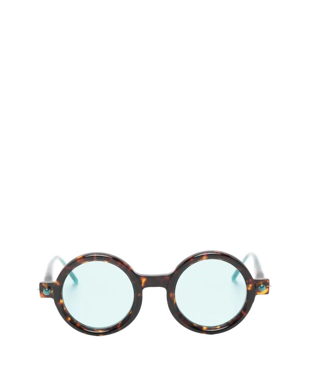 Kuboraum White Maske P1 Round-Frame Sunglasses