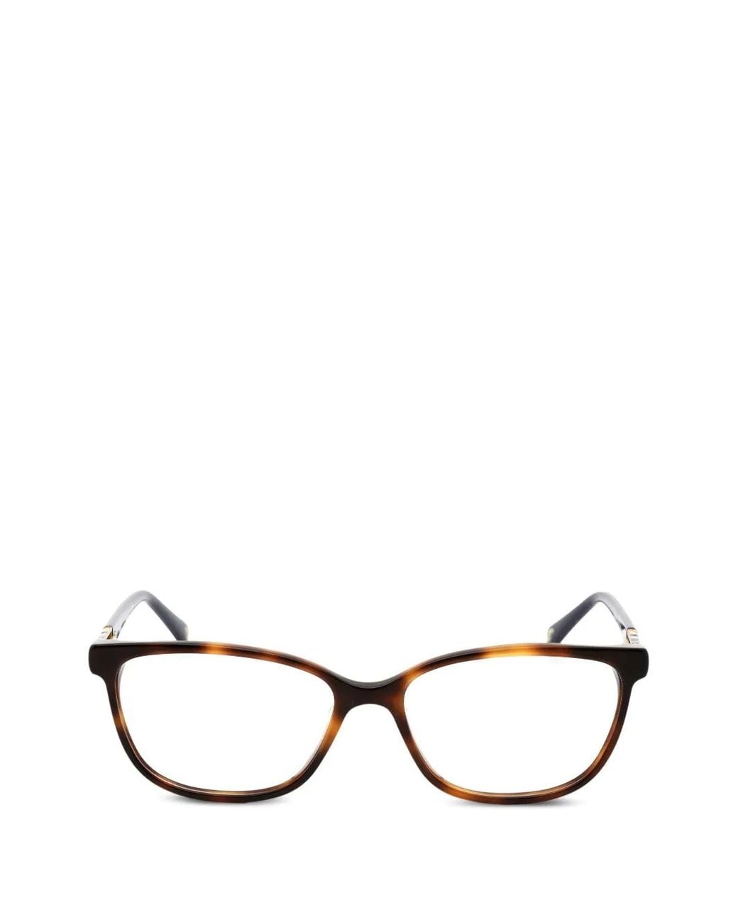 Emozioni Black Tortoiseshell-Effect Rectangle-Frame Glasses
