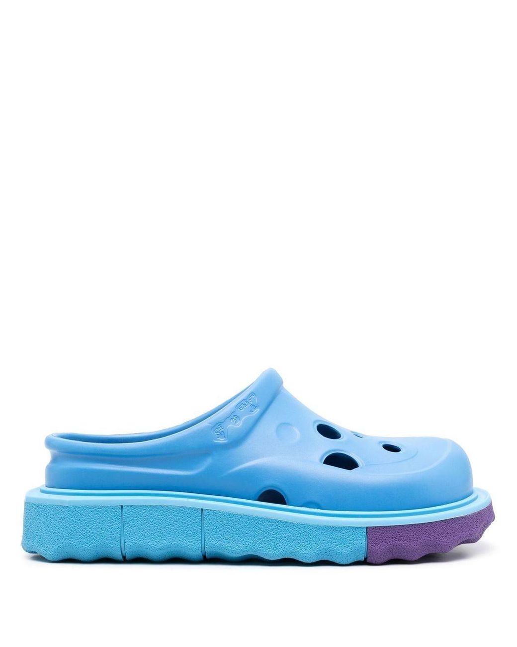 off white sponge sole meteor rubber slides