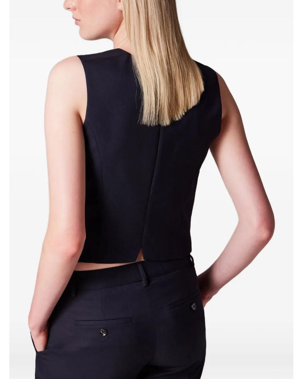 Paul Smith Blue Buttoned Waistcoat