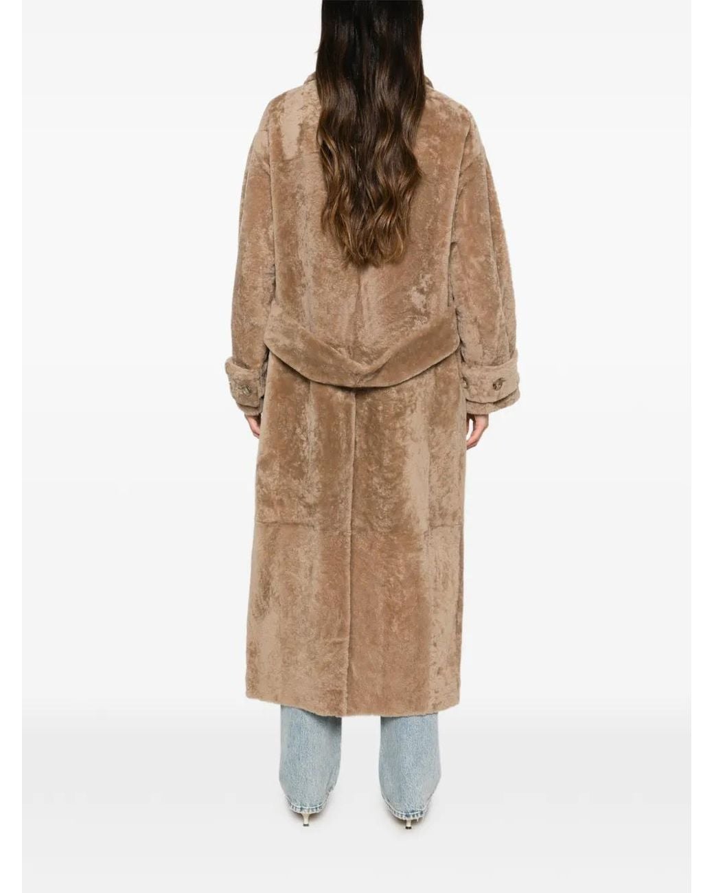 Blancha Natural Shearling Coat
