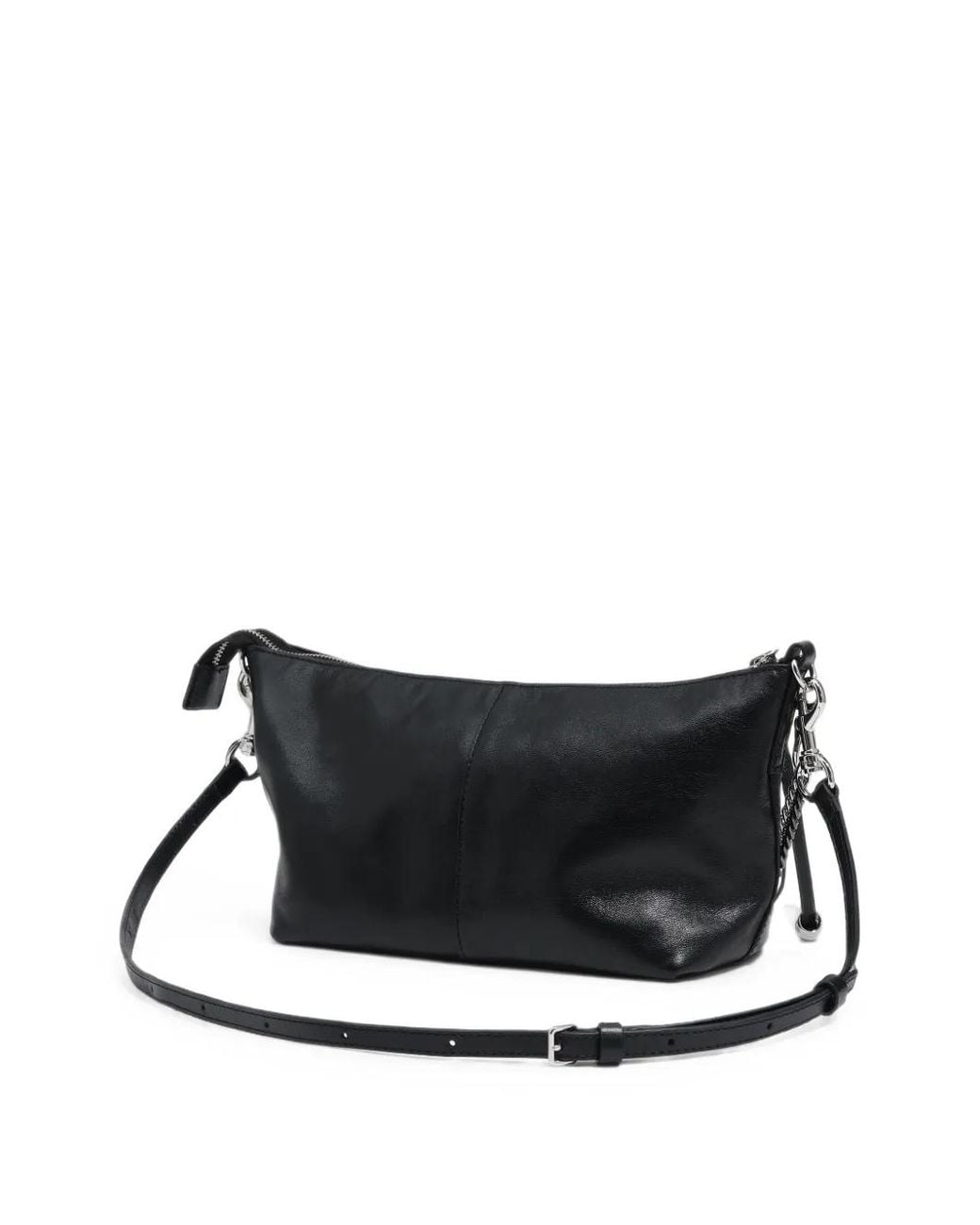 Bimba Y Lola Black Medium Madrid Leather Bag