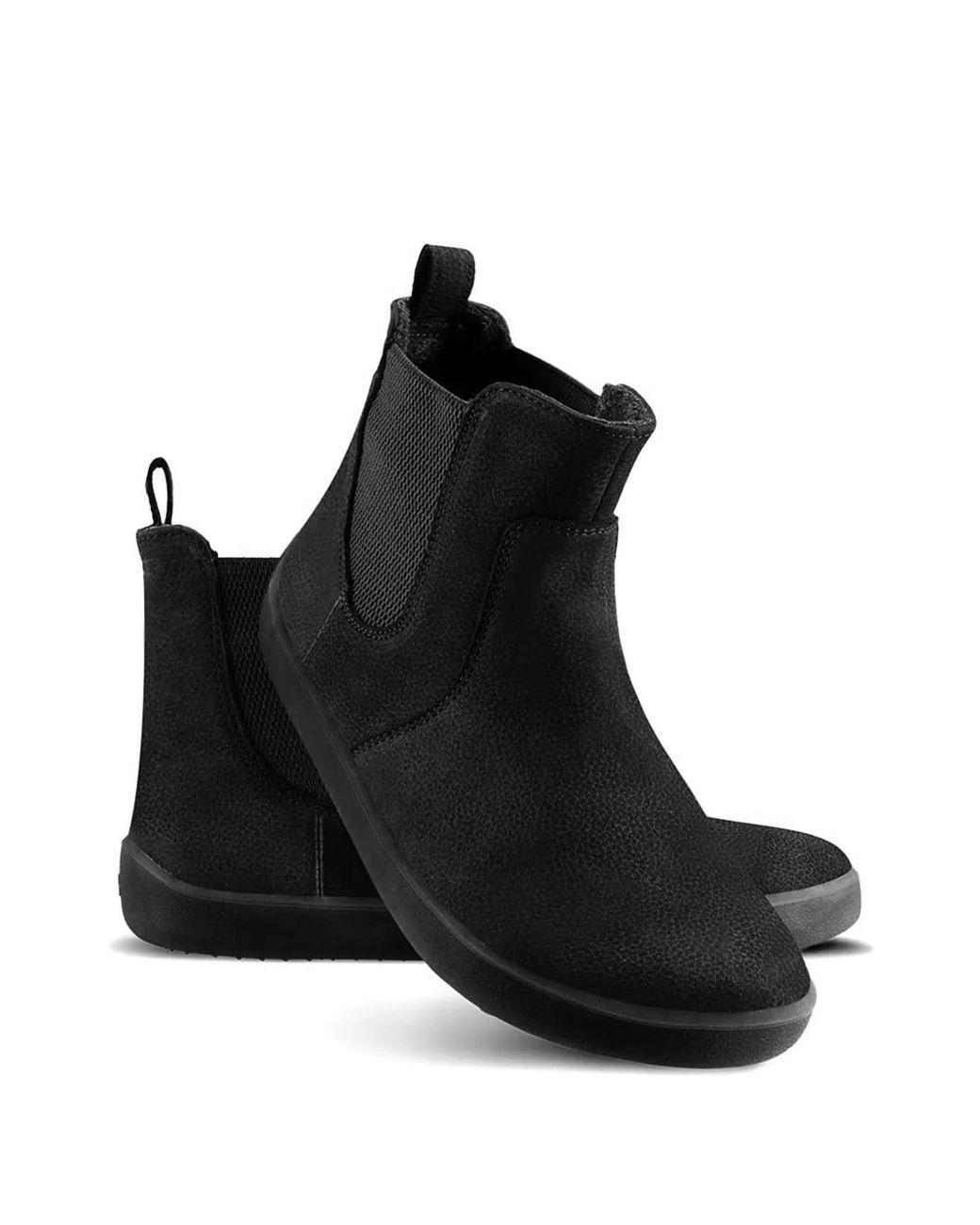 Be Lenka Black Paneled Chelsea Boots